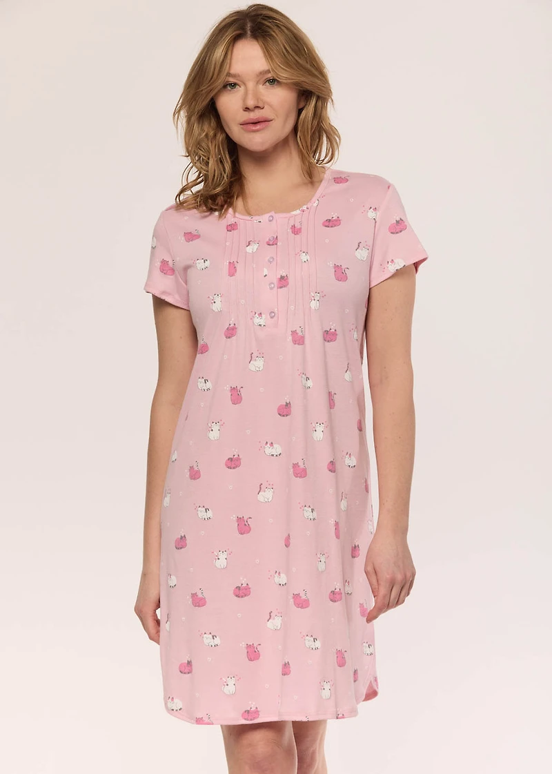 Long Nightgown with cats