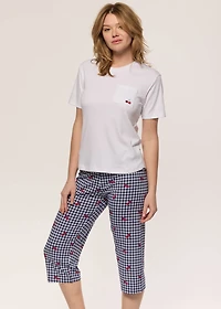 Pyjama set with cherry