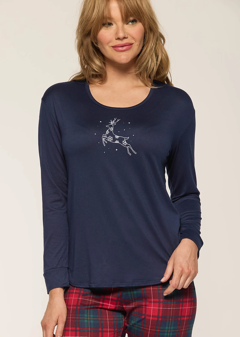 Ensemble pyjama à carreaux