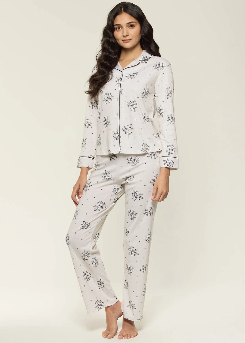 Ensemble pyjama avec fleurs