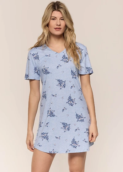 Nightgown with flowers