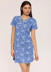 Short Nightgown with flowers