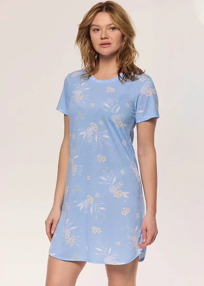 Short nightgown with pineapple