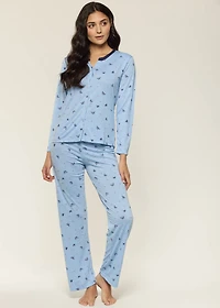 Pyjama set with butterflies