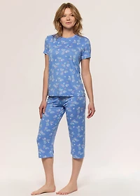 Pyjama set with flowers