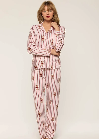 Long pyjama set with bears