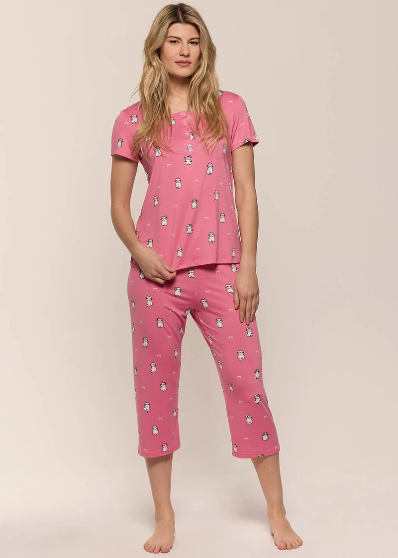 Pyjama set with cats