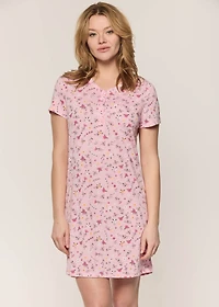 Floral short nightgown