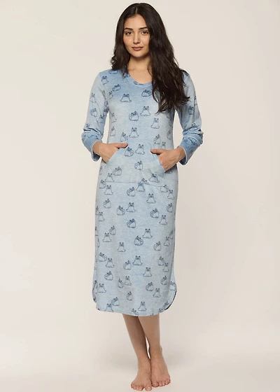 Long Nightgown with cats