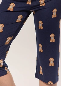 Ensemble pyjama capri avec chiens