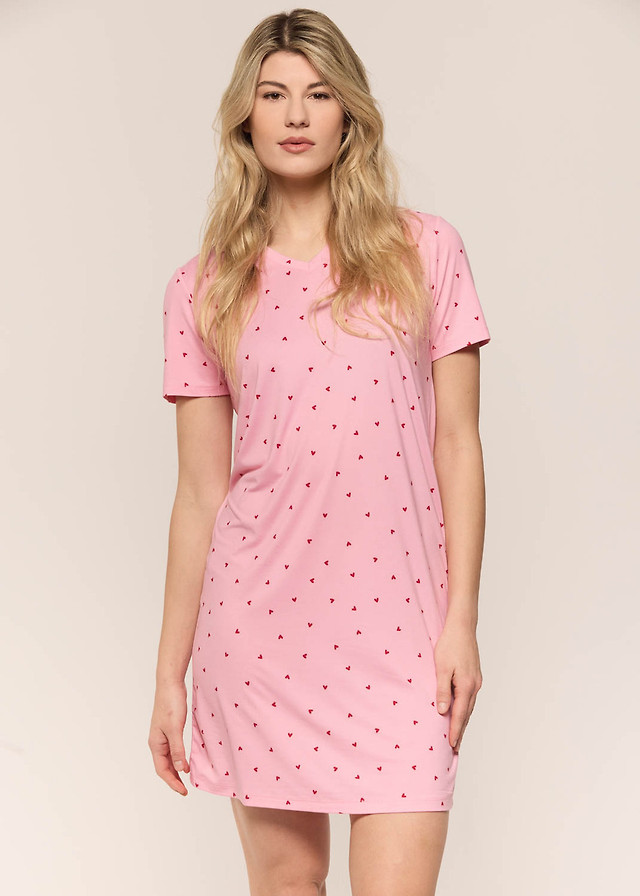 Nightgown with hearts