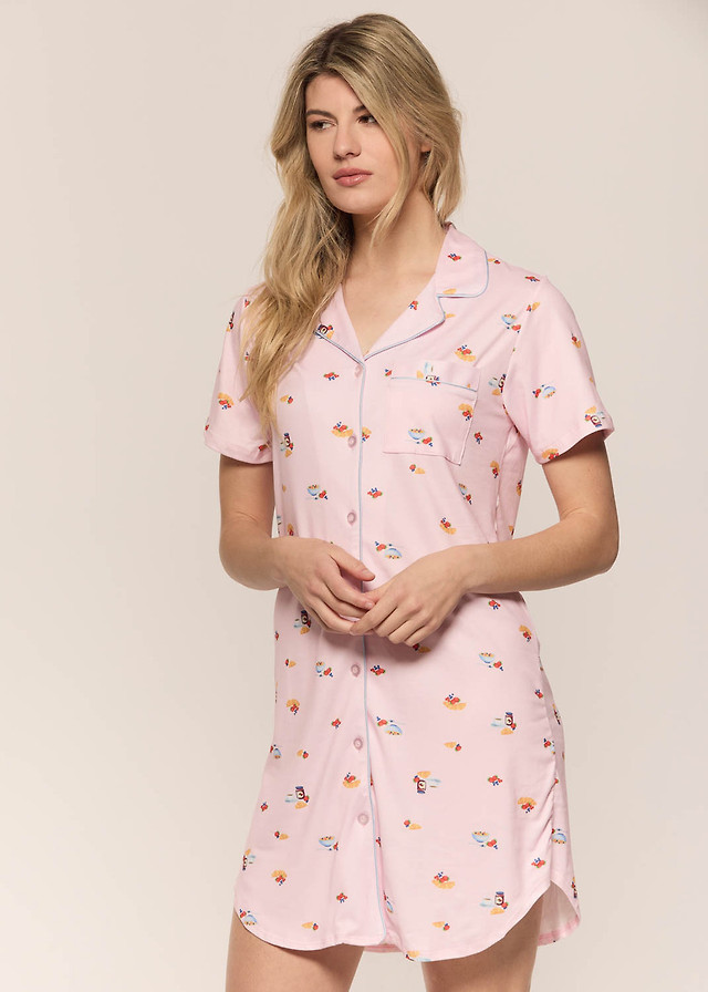 Breakfast button down nightgown