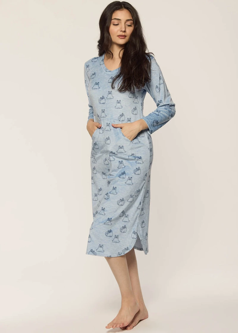 Long Nightgown with cats