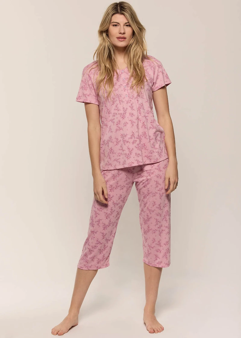 Spring capri pyjama set