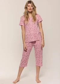 Spring capri pyjama set