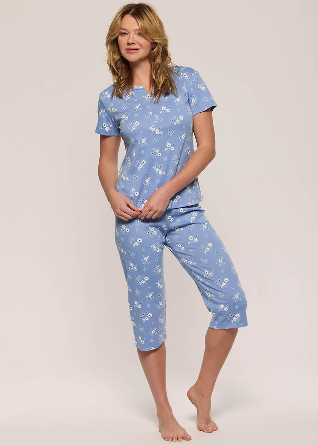 Floral capri pyjama set