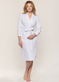 Longue robe de chambre à carreaux