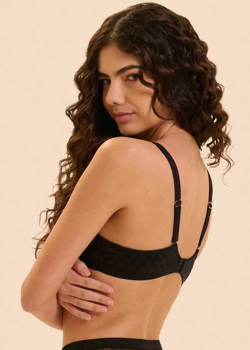 Soutien-gorge moulé plongeant Plume