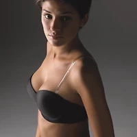 Narrow transparent straps