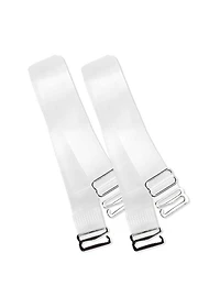Wide transparent straps