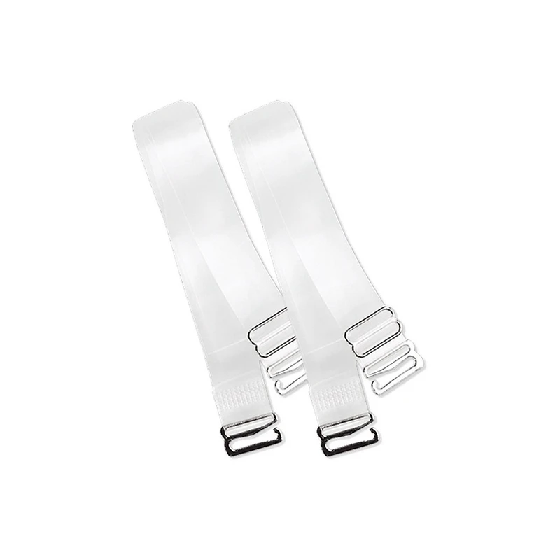 Narrow transparent straps