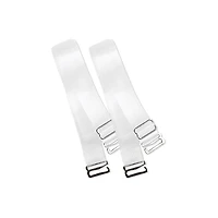 Narrow transparent straps