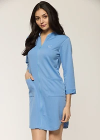 Robe de chambre avec fermeture