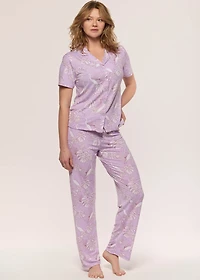 Ensemble pyjama avec oiseaux