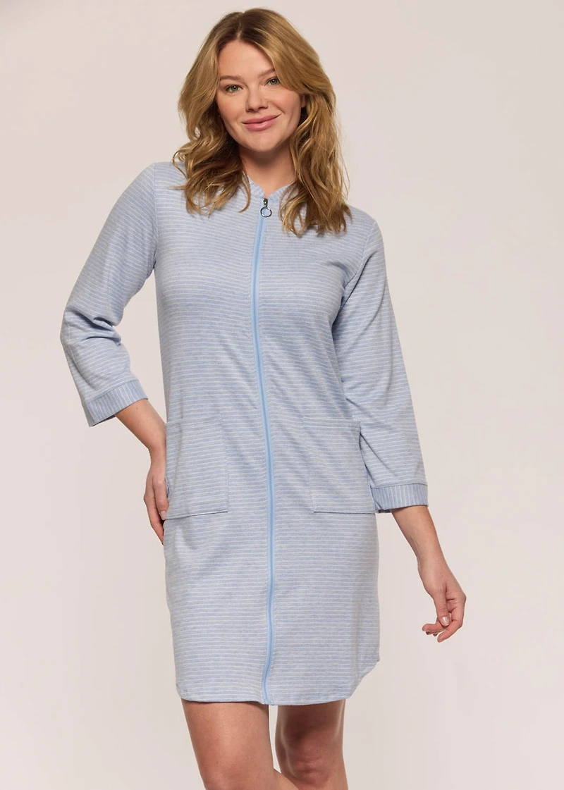 Lightweight Robe with zipper