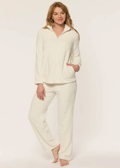 Ensemble pyjama long en peluche