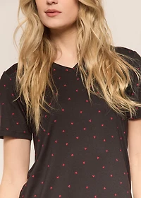 Nightgown with hearts