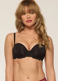 Strapless bra with underwire