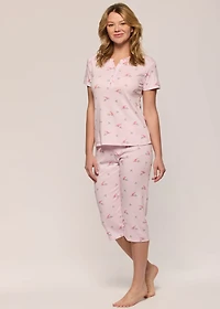 Capri pyjama set with birds
