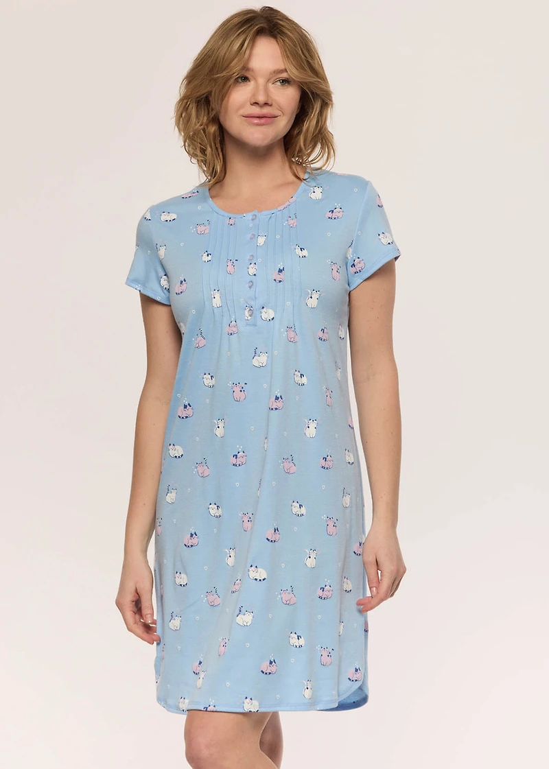 Long Nightgown with cats