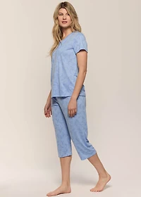 Spring capri pyjama set