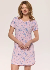 Short nightgown with butterflies