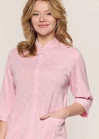 Robe with zipper