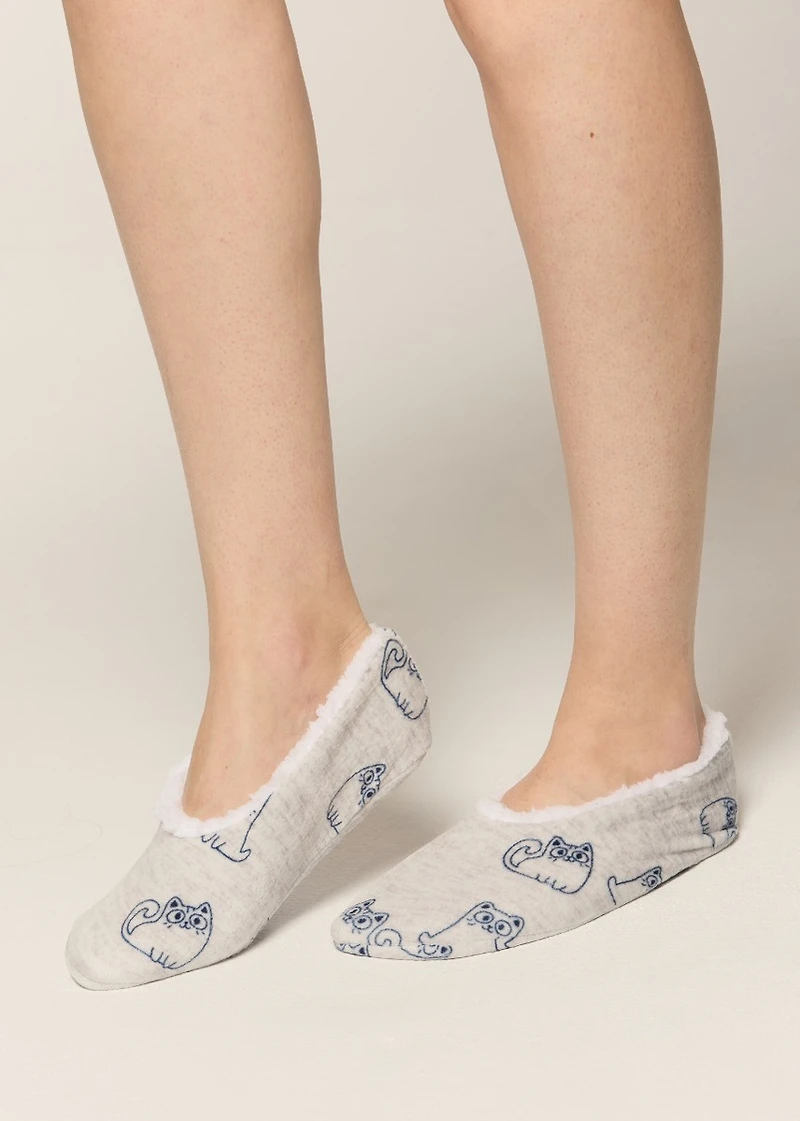 Pantoufle avec chats