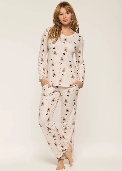 Ensemble pyjama à motif oursons