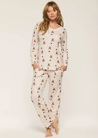 Ensemble pyjama à motif oursons