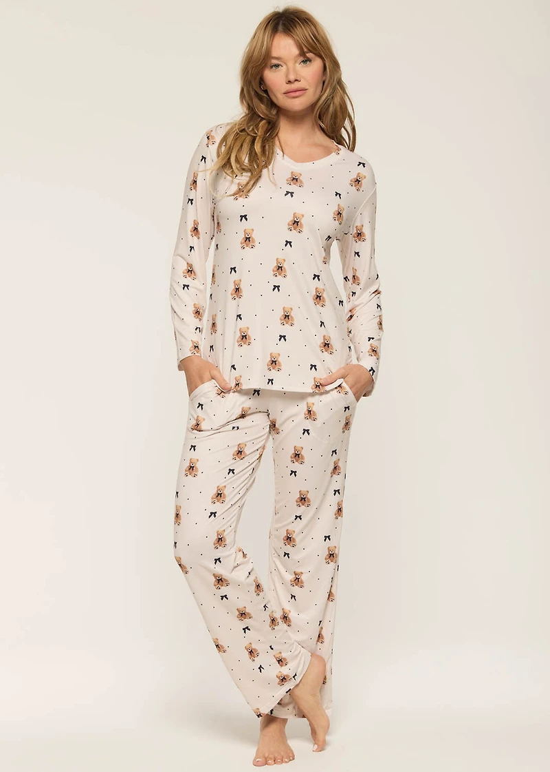 Ensemble pyjama à motif oursons