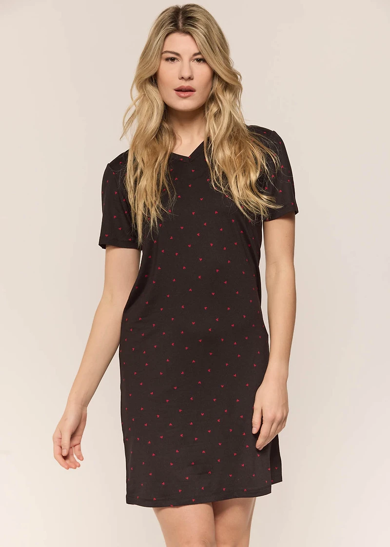 Nightgown with hearts