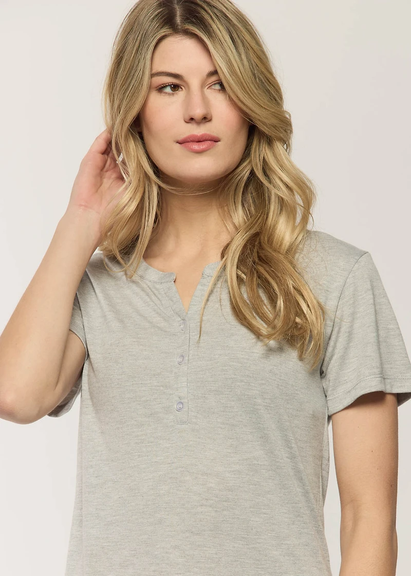 Ensemble pyjama capri à carreaux