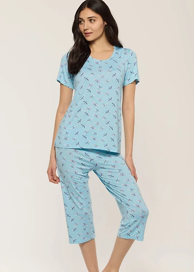 Pyjama Set with dragonflies