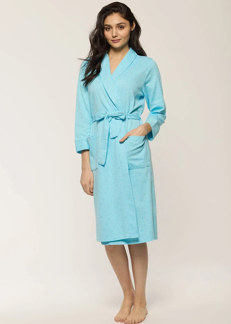 Robe de chambre petits pois