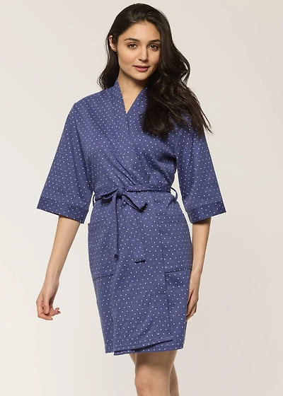Polka Dot Short Kimono