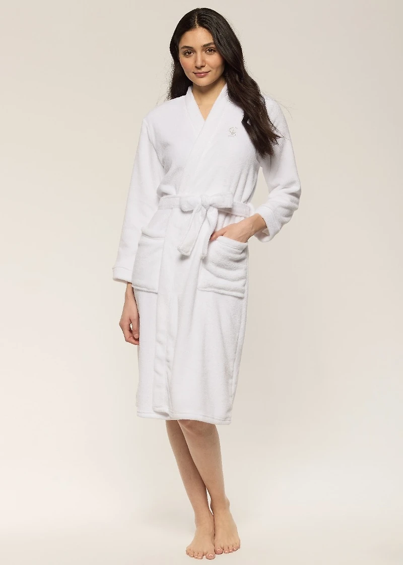 Coral Fleece Kimono