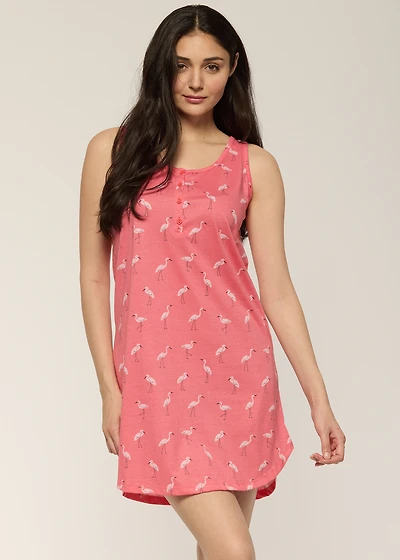 Pélican sleeveless Nightgown