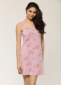 Nuisette courte sans manche mesh