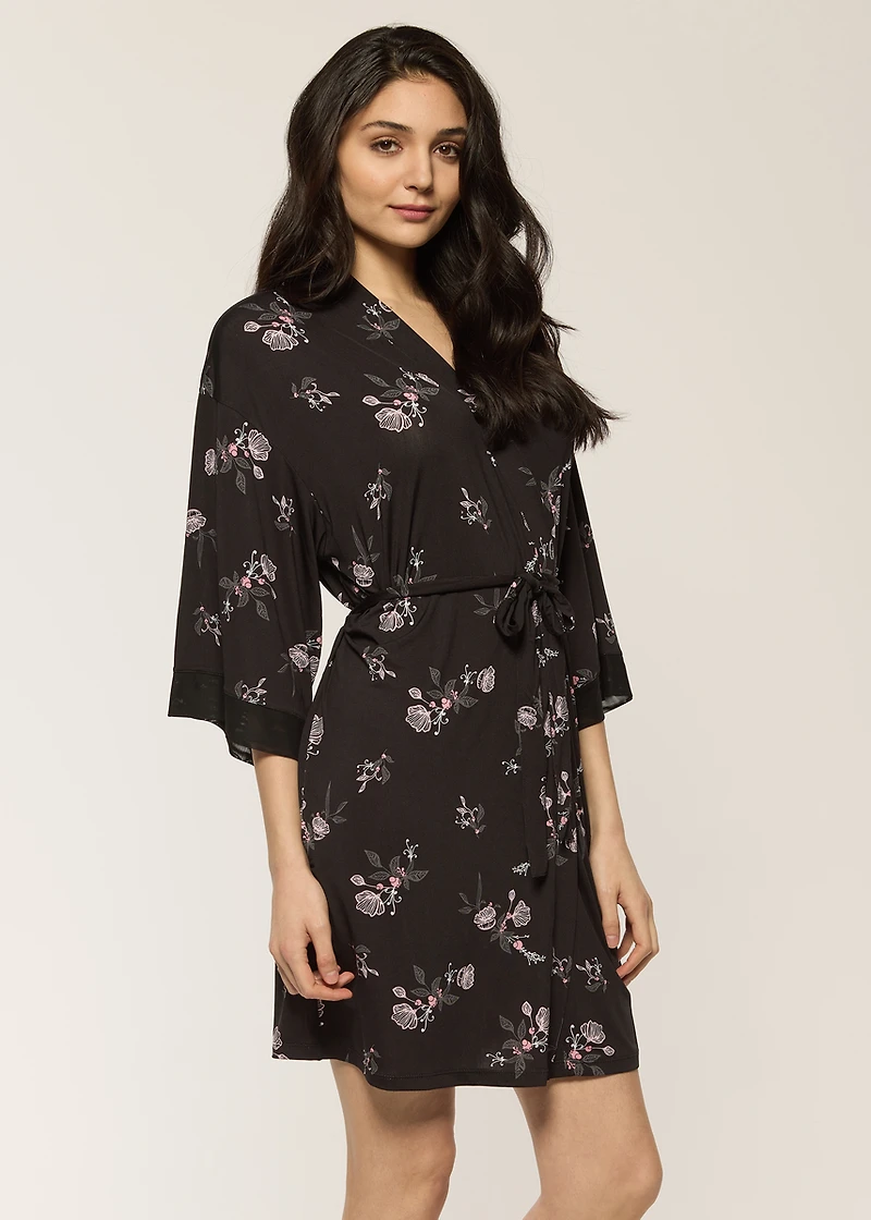 Short mesh robe